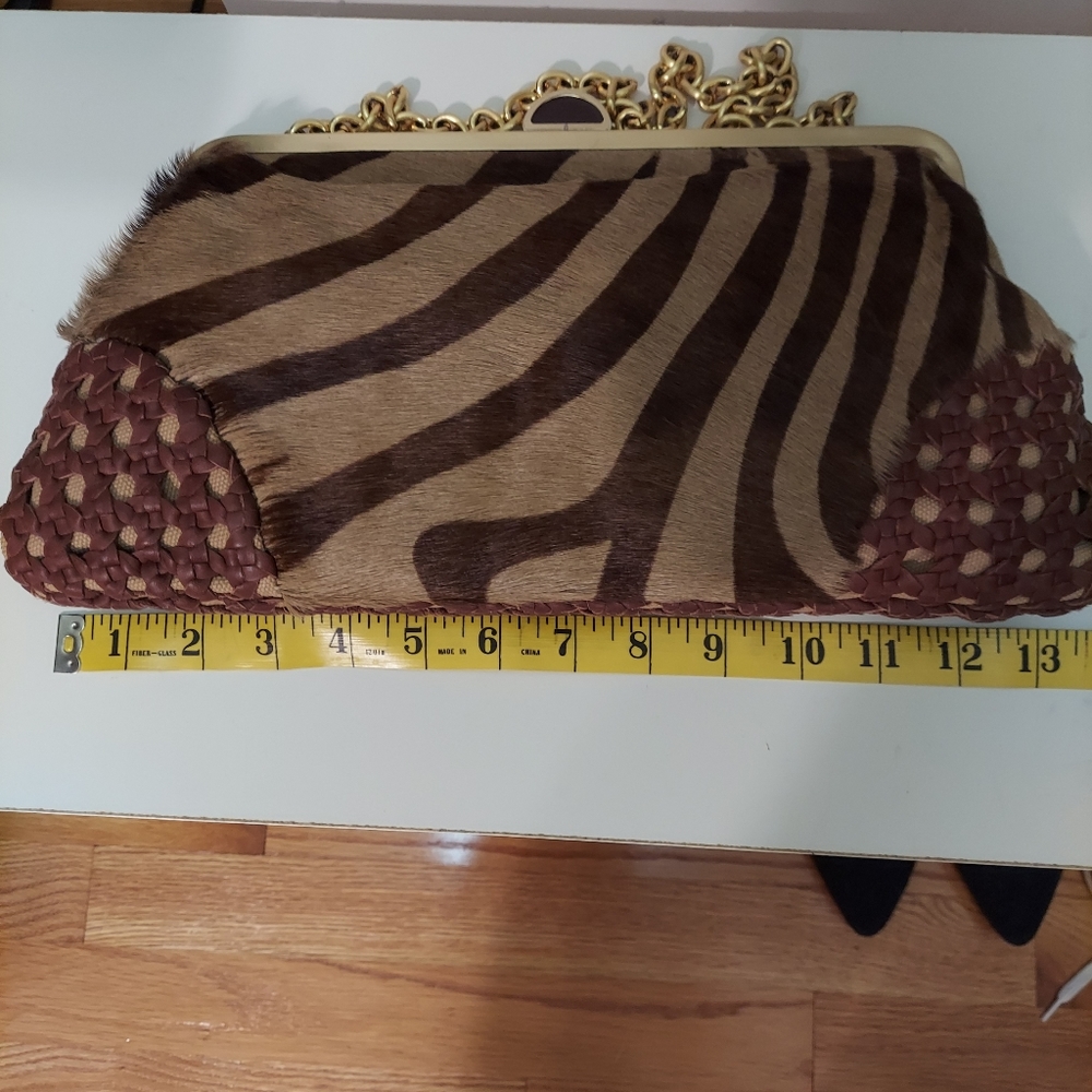 Leather and horsehair bag